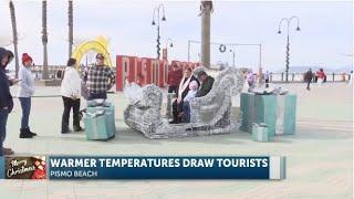 Travelers spend Christmas at Pismo Beach