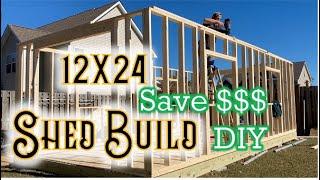 12x24 Shed Build Part 1