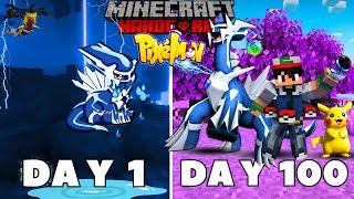 I Survived 100 DAYS as a Ultimate Dialga POKEMON in HARDCORE Minecraft! अभी मजा आयेगा बिडू ||