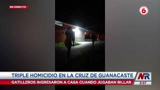 Triple homicidio se dio en La Cruz la noche de este martes