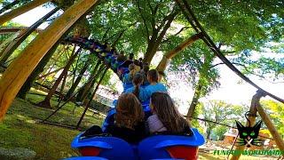 KIKKER ACHTBAAN: CLASSIC ZIERER TIVOLI COASTER ONRIDE POV @ DUINRELL (THE NETHERLANDS)