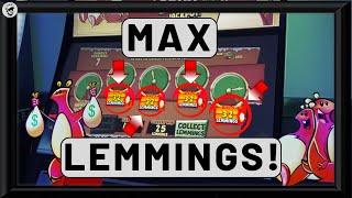 MAX STAKE, MAX LEMMINGS! | HUGE Bonus On Lucky Lemmings Premium Play