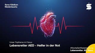 Sana Kliniken Niederlausitz | Woche der Wiederbelebung: So funktioniert ein AED