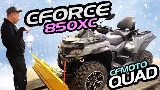 CFMOTO CFORCE 850XC QUAD mit Schneeschild // Winterdienstgerät