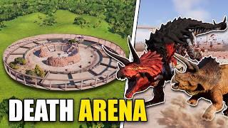 I Made 200+ Dinosaurs Fight A BATTLE ARENA In Jurassic World Evolution 2