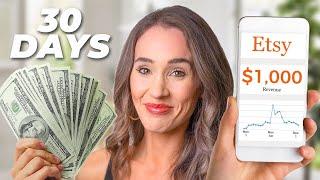 Make $1,000 on Etsy in 30 Days (Sell THIS Now)  New Etsy Shop SECRETS