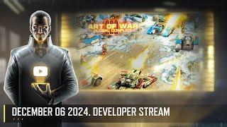 WINTER BROADCAST! DEVELOPER STREAM ART OF WAR 3 RTS 06.12