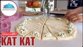 Super Easy Layered Katmer Poğaça, Rival to Croissants | Amazing Layers *Only 1 Egg