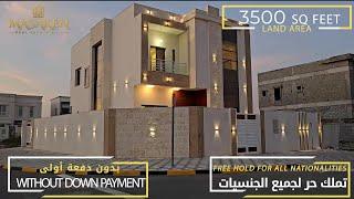 villa for sale l ajman l free hold for all nationalities l 4 BHK