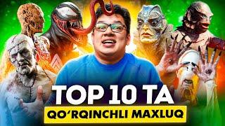 Kinodagi eng qoʻrqinchli TOP 10 ta maxluq qahramon (+18) @SUSAMBILolami