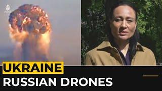 Ukraine: Russian drones strike Khmelnytskyi city causing massive explosions