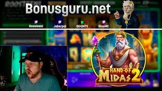 Hand Of Midas 2 / Roosteeni - Amazing 1400x Bonus!!  / Bonusguru.net