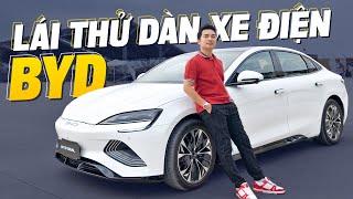 Lái thử 3 mẫu xe điện mới của BYD, BYD Seal 100km/h 3,8 giây quá đỉnh !!!