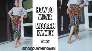 Tutorial modern Kamen Bali