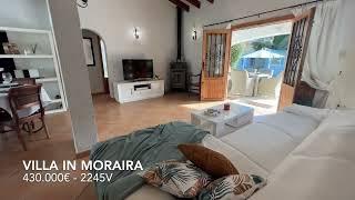 HOUSE TOUR! Villa within walking distance to El Portet beach in Moraira!