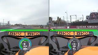 Mclaren and Alpine's rear wings flex too much in high speed?