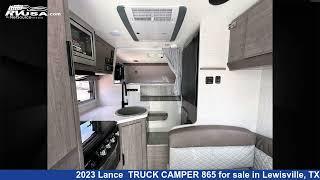 Remarkable 2023 Lance  Truck Camper RV For Sale in Lewisville, TX | RVUSA.com