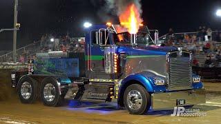 The Pullers Championship 2024: Super Semis & Super Stock Diesel Trucks pulling on Friday