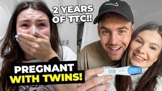 FINDING OUT WE'RE PREGNANT WITH TWINS!! *AFTER 2 YEARS TTC*