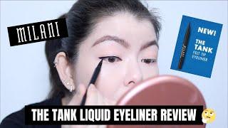 NEW MILANI THE TANK EYELINER | Transferproof? Tugging? | Mikilea