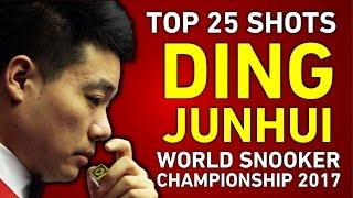 TOP 25 SNOOKER SHOTS of DING JUNHUI 丁俊暉 | World Championship 2017