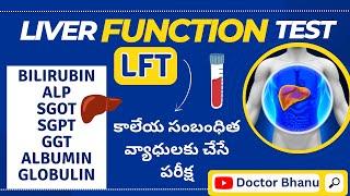 Liver Function Tests (LFT)in telugu ||Blood tests || Doctor Bhanu || Learn with me || Liver health