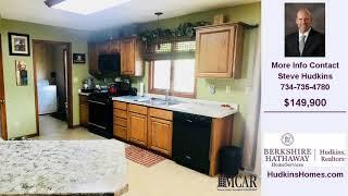 Homes For Sale Luna Pier MI $149900 1500-SqFt 3-Bdrms 2-Full Baths on 0.31 Acres