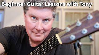 Beginner Guitar Lesson #1 - with Tony Lee Glenn