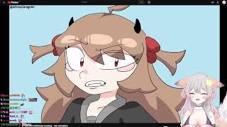 Anny reacts to "[Neuro and Evil] Sister bonding - Fan animation."