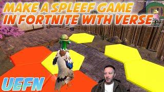 How To Make A Spleef Game In Fortnite With Verse And UEFN