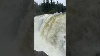 Pisew Falls. Manitobas second highest waterfall. #exploremanitoba