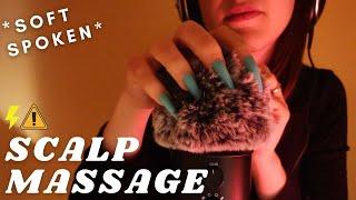 ASMR - FAST and AGGRESSIVE SCALP SCRATCHING MASSAGE | mic scratching with FLUFFY cover