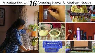 Collection of 16 Amazing No Cost Home & Kitchen Hacks-Kitchen Tips-Home & Kitchen Organization Ideas