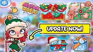 UPDATE NOW !! NEW CHRISTMAS PACK WINTER SEASON SNOW AROUND THE MAP NEW FROGGY  DOOR IN AVATAR WORLD