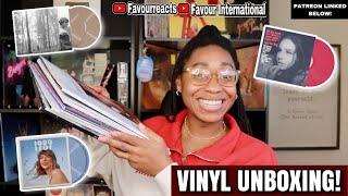 UNBOXING ALL MY TAYLOR SWIFT & LANA DEL REY VINYLS!!! 