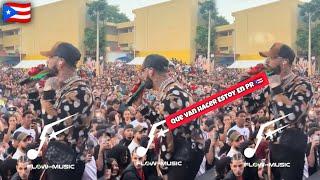 Anuel AA Hizo Un Concierto En Su Cacerio En Puerto Rico Para Frontearle a Arcangel y YOVNGCHIMI