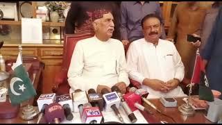 #media #talk of sayed khursheed shah in dr sohrab Khan Sarki House Thul