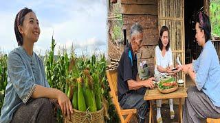 Mouth-Watering Corn Recipes: An Unexpected Guest Visits Grandpa | Ly Phuc Hang