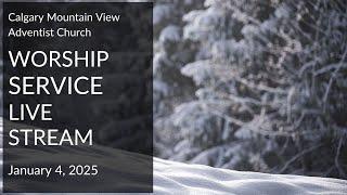 January 4, 2025 | "Created for a Purpose" - Chris Ohlmann | Calgary Mountain View Adventist Church