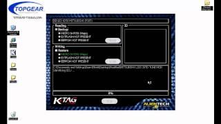 Ktag writing demonstration on a Denso ECU