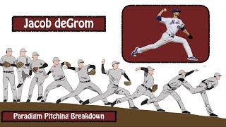 Jacob deGrom Pitching Mechanic Breakdown | Learn Key Principles of Efficient Pitching Mechanics