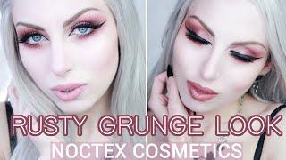 RUSTY GRUNGE Makeup Tutorial + NOCTEX COSMETICS Review | Goth Alternative Look  | Vesmedinia