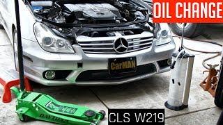 How to Change Engine Oil On A Mercedes Benz CLS W219 | MrCarMAN