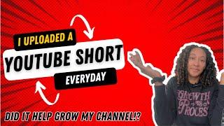 I uploaded a YouTube Short everyday to grow my channel | Here’s what happened!