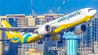 40 Minutes Aircraft's Takeoff & Landing at Manila Ninoy Aquino International Airport (MNL/RPLL)