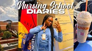 NURSING SCHOOL VLOG | nurse externship, homecoming, shopping, maintenance, studying pharm