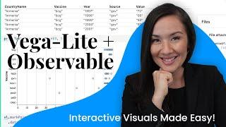 Getting Started with Vega-Lite & Observable: Create Live Interactive Visualizations!