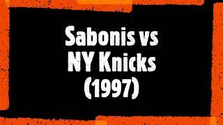 Sabonis vs NY Knicks 1997