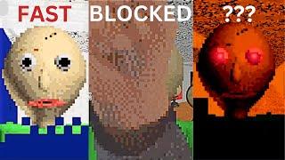 Types of Baldi Jumpscares