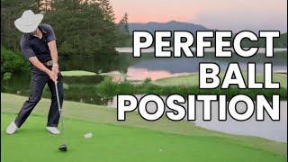 Ball position in golf